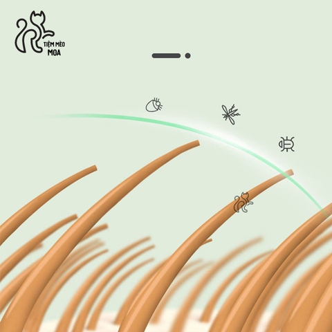 Vòng cổ hỗ trợ trị ve, rận cho thú cưng thành phần tinh dầu thực vật - Tiệm Mèo Moa