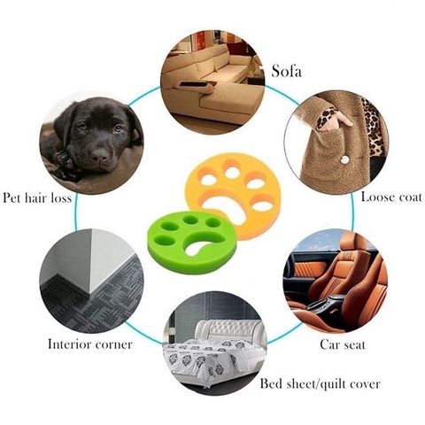 Miếng Silicon loại bỏ lông thú cưng trên quần áo, sofa...- Tiệm Mèo Moa