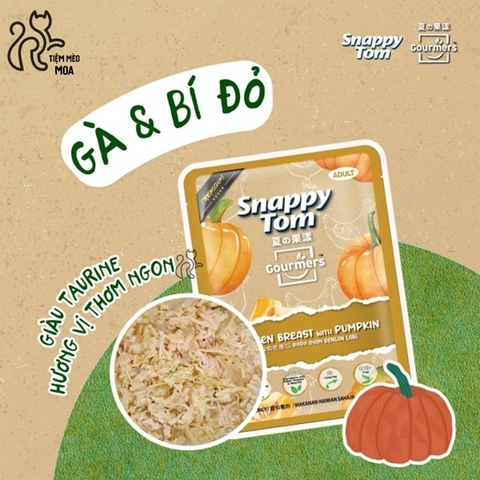 Pate Snappy tom trái cây cho mèo sành ăn gói 70gram - Tiệm Mèo Moa