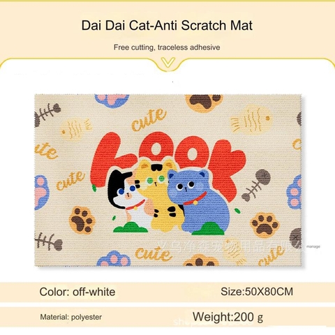 Miếng dán tường, sofa cho mèo mài móng có thể điều chỉnh kích thước - Bảng cào móng cho mèo - Tiệm Mèo Moa