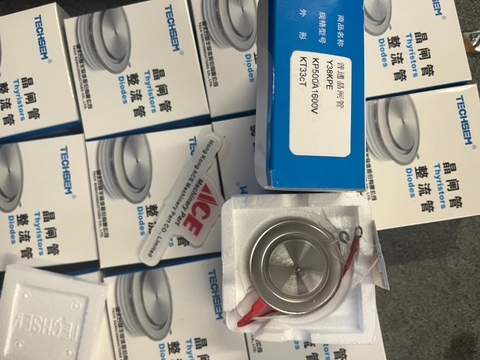 Thyristor TECHSEM KP500A 1600V Y38KPE dạng đĩa
