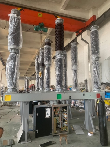 Máy cắt SF6 110kV | Thiết bị đóng cắt cao áp trạm điện