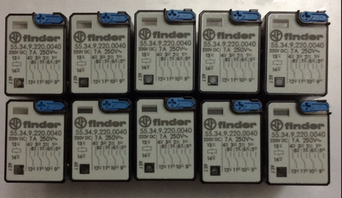 RƠ LE TRUNG GIAN 220VDC FINDER 55.34.9.220.0040