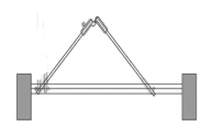 2 cánh xếp trượt