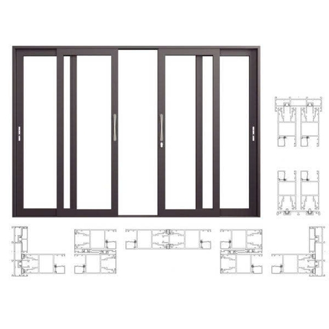 CỬA LÙA HỆ 83 (NHÔM MAXPRO JP)