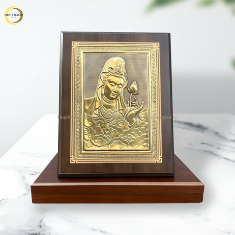 TRANH ĐỒNG QUAN ÂM BỒ TÁT (KÍCH THƯỚC 28X35CM)