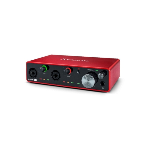 SOUNDCARD CHÍNH HÃNG: FOCUSRITE SCARLETT 4I4 GEN 3
