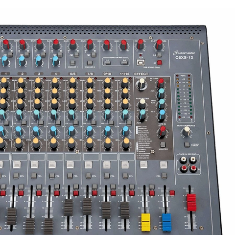 BÀN MIXER ANALOG CHÍNH HÃNG: STUDIOMASTER  C6XS - 12