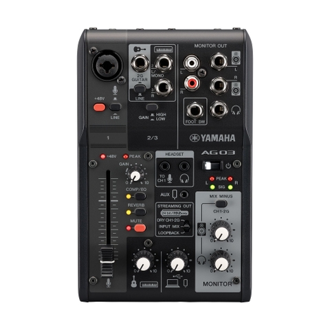 BÀN MIXER LIVESTREAM CHÍNH HÃNG: YAMAHA AG03MK2