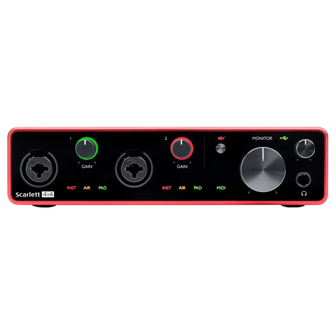 soundcard: Focusrite Scarlett 4i4 (3rd Generation)