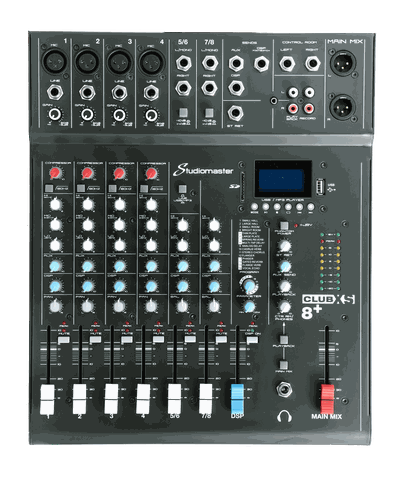 BÀN MIXER ANALOG CHÍNH HÃNG: STUDIOMASTER CLUBXS 8+