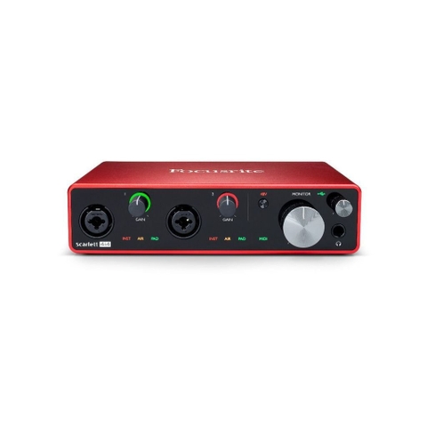 SOUNDCARD CHÍNH HÃNG: FOCUSRITE SCARLETT 4I4 GEN 3