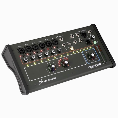 Mixer Studiomaster Digilive 8C