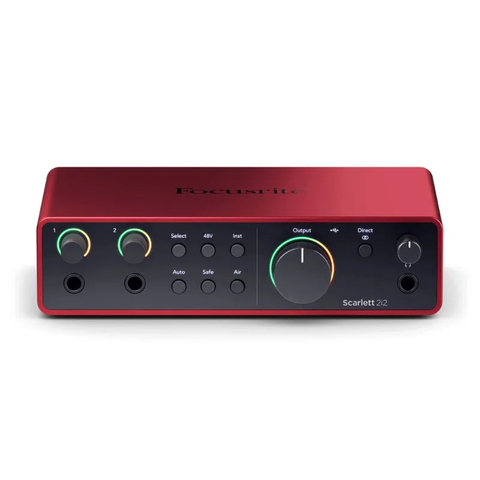SOUNDCARD CHÍNH HÃNG: FOCUSRITE SCARLETT 2I2 GEN 4