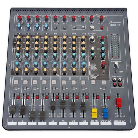 Bộ trộn analog 12 kênh StudioMaster  C6XS-12