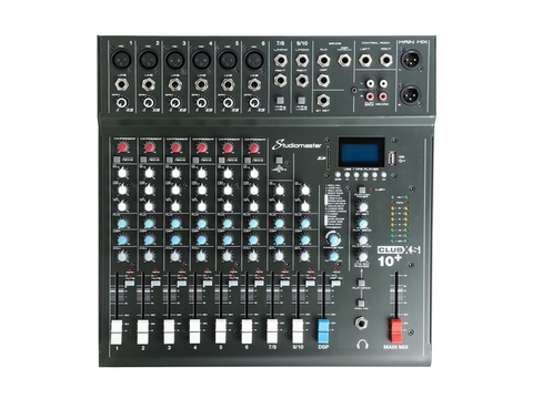 Bộ trộn analog 10 kênh StudioMaster CLUBXS 10+