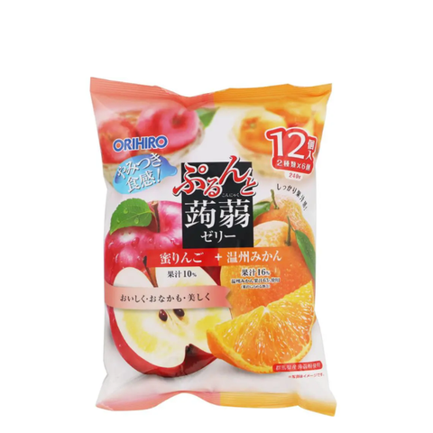 Thạch Trái Cây Orihiro vị táo và quýt