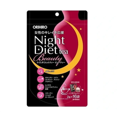Trà giảm cân Orihiro Night Diet Beauty 16 gói