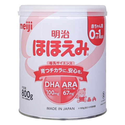 Sữa Meiji số 0 0-1 tuổi 800g