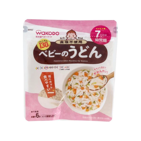 Mì Udon Wakodo tách muối cho bé từ 7 tháng tuổi 130g