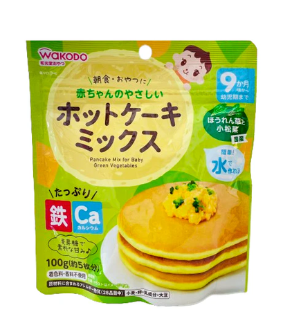 Bột Làm Bánh Wakodo hot cake vị rau cải bó xôi