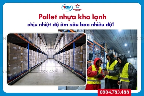 Pallet nhựa kho lạnh chịu nhiệt độ âm sâu bao nhiêu độ?