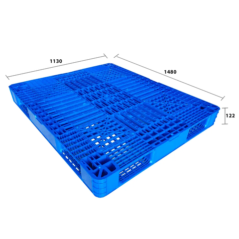 Pallet Nhựa 1480x1130x122MM - Màu xanh - VN08-PL