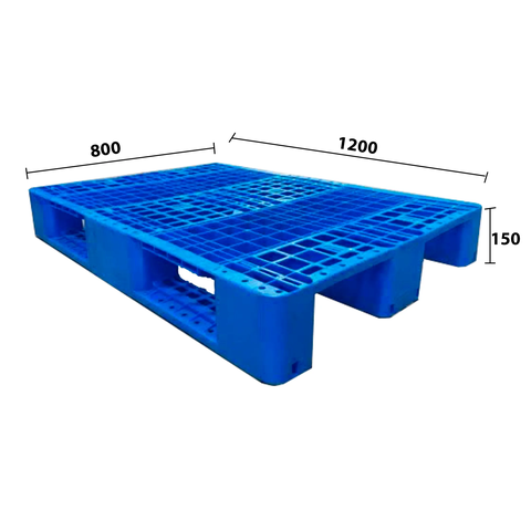 Pallet Nhựa 1200x800x150mm - Màu xanh - VN10-PL
