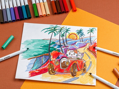 BÚT LÔNG MÀU DÙNG ĐỂ LÀM GÌ? LOẠI BÚT LÔNG MÀU NÀO PHÙ HỢP VỚI BẠN?