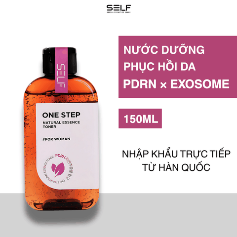 Nước cân bằng kết hợp tinh chất dưỡng da PDRN SELF ONE STEP NATURAL ESSENCE TONER FOR WOMAN