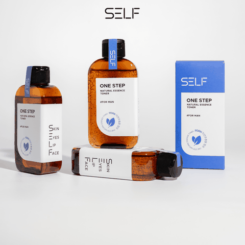 Nước cân bằng kết hợp tinh chất dưỡng da PDRN SELF ONE STEP NATURAL ESSENCE TONER FOR MAN