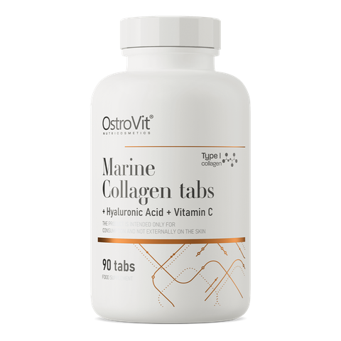 Ostrovit Marine Collagen + Hyaluronic Acid + Vitamin C (120 Viên)
