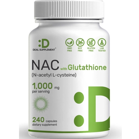 DS NAC 1000mg With Glutathione (240 Viên)