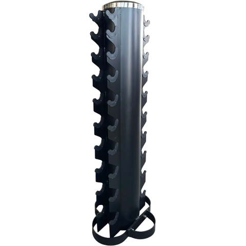 Cylindrical Dumbbell Rack 10 Pairs W100608