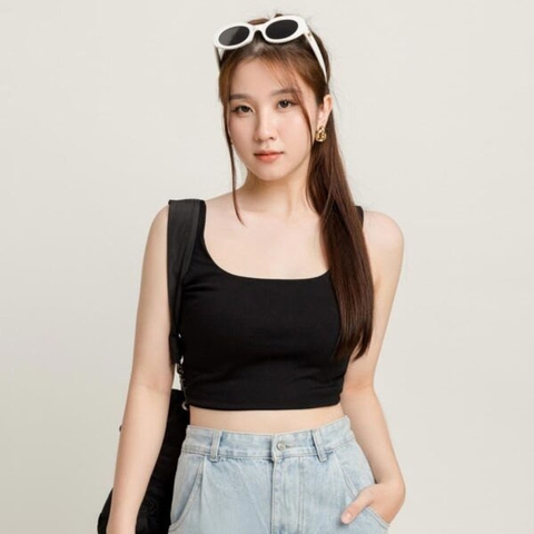 Áo Croptop 2 dây bản to