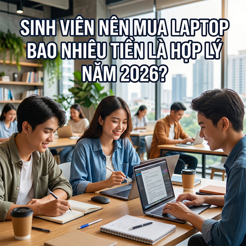 Sinh Viên Nên Mua Laptop Bao Nhiêu Tiền Là Hợp Lý Năm 2026?