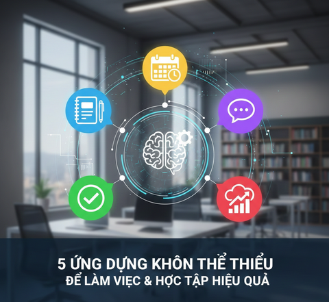 5 ỨNG DỤNG KHÔNG THỂ THIẾU ĐỂ LÀM VIỆC & HỌC TẬP HIỆU QUẢ