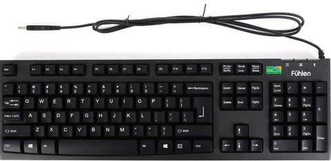 Bàn phím Fuhlen L411 (USB/Màu đen)