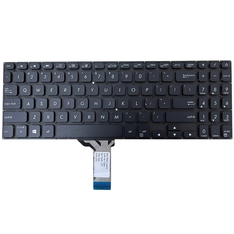 Bàn Phím Laptop Asus Vivobook S530 X530 K530 S530F S530UA X530F X530FA X530UN V5000FL Y5100UB Y5100UN Zin Đen Không Đèn