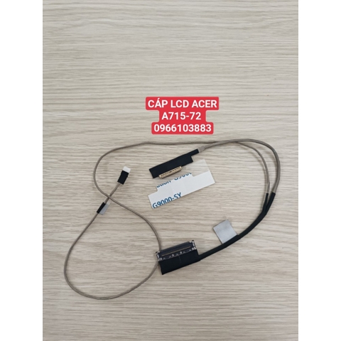 Cáp Màn Hình Acer A715-72 A715-72G DC02002SV00 50.GP8N2.009 30 Pin New