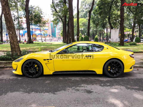 Thuê Siêu Xe Maserati GranTurismo 4 Chỗ Màu Vàng Tại TP.HCM