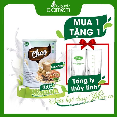 [MUA 1 TẶNG 1] Sữa chay soyna - Sữa chay cao cấp soyna lon 400g
