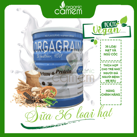 Sữa Hạt Chay Orgagrain - Nguồn Dinh Dưỡng Từ 36 Loại Hạt