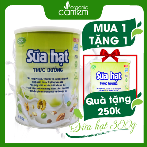 [MUA 1 TẶNG 1] sữa hạt thực dưỡng soyna - sữa thực vật soyna 10 loại hạt hàng chính hãng