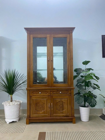 Kệ rượu gỗ sồi Kt 80 cm MS 418