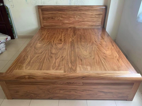 giường gỗ Hương Xám MS57