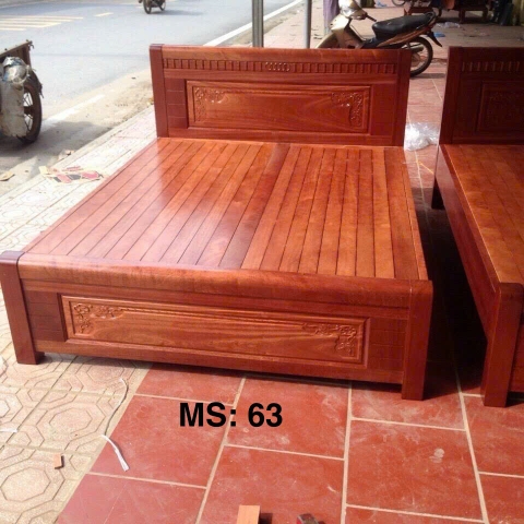 Giường xoan đào MS63