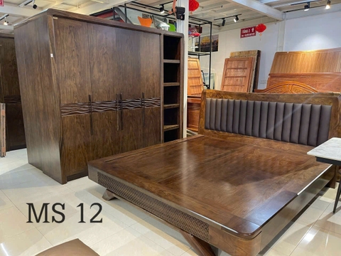 Combo hương xám phủ vơ nia giường thuyền MS12