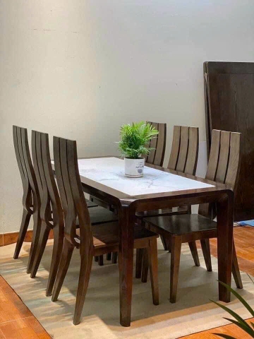Bàn ăn gỗ sồi MS135