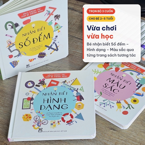 Sách Tương Tác Giúp Bé Thông Minh (Bộ 3c)